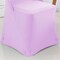 1 Piece Lavender Stretch Spandex Chair Cover for Elegant Folding Seating